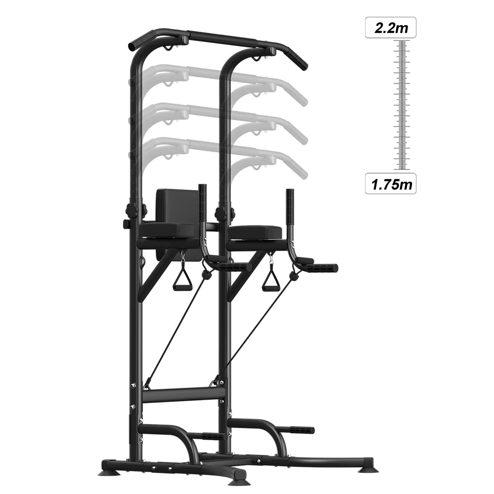 Tour de dips multifonctionnelle pour la maison, barre de traction