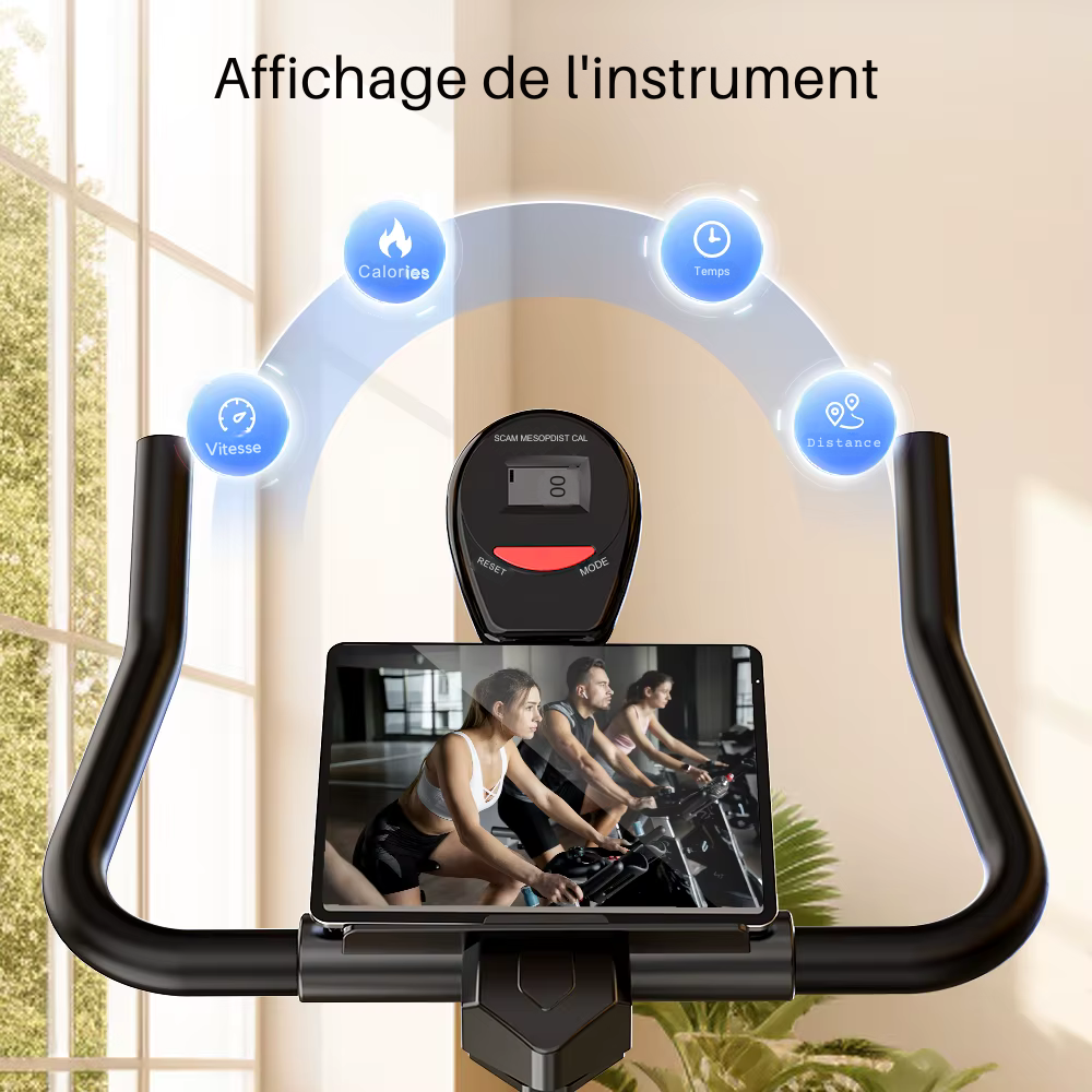 Console LCD multifonction du vélo d'appartement K101