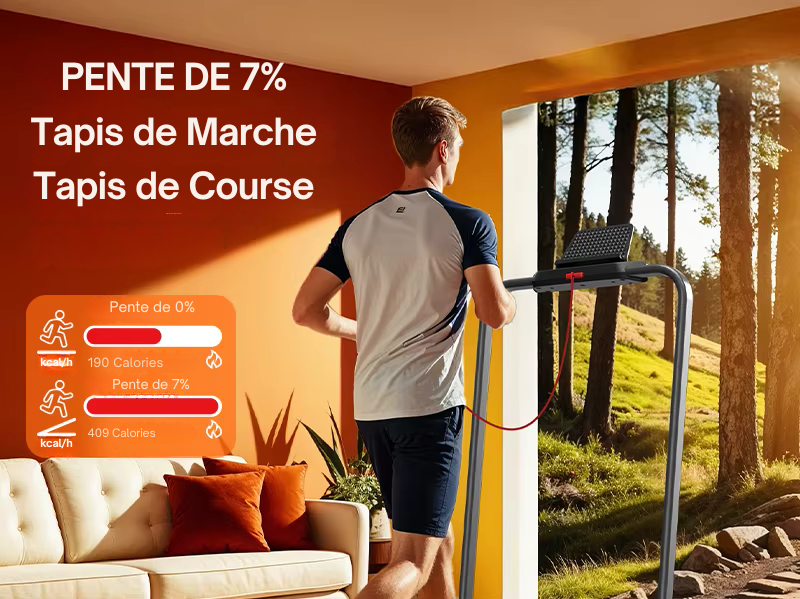 Inclinaison réglable du tapis T12 pour entraînement progressif