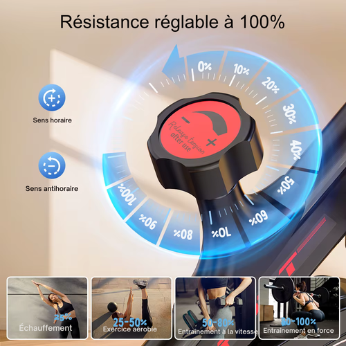 Fitchezsoi vélo d'intérieur 127 KG