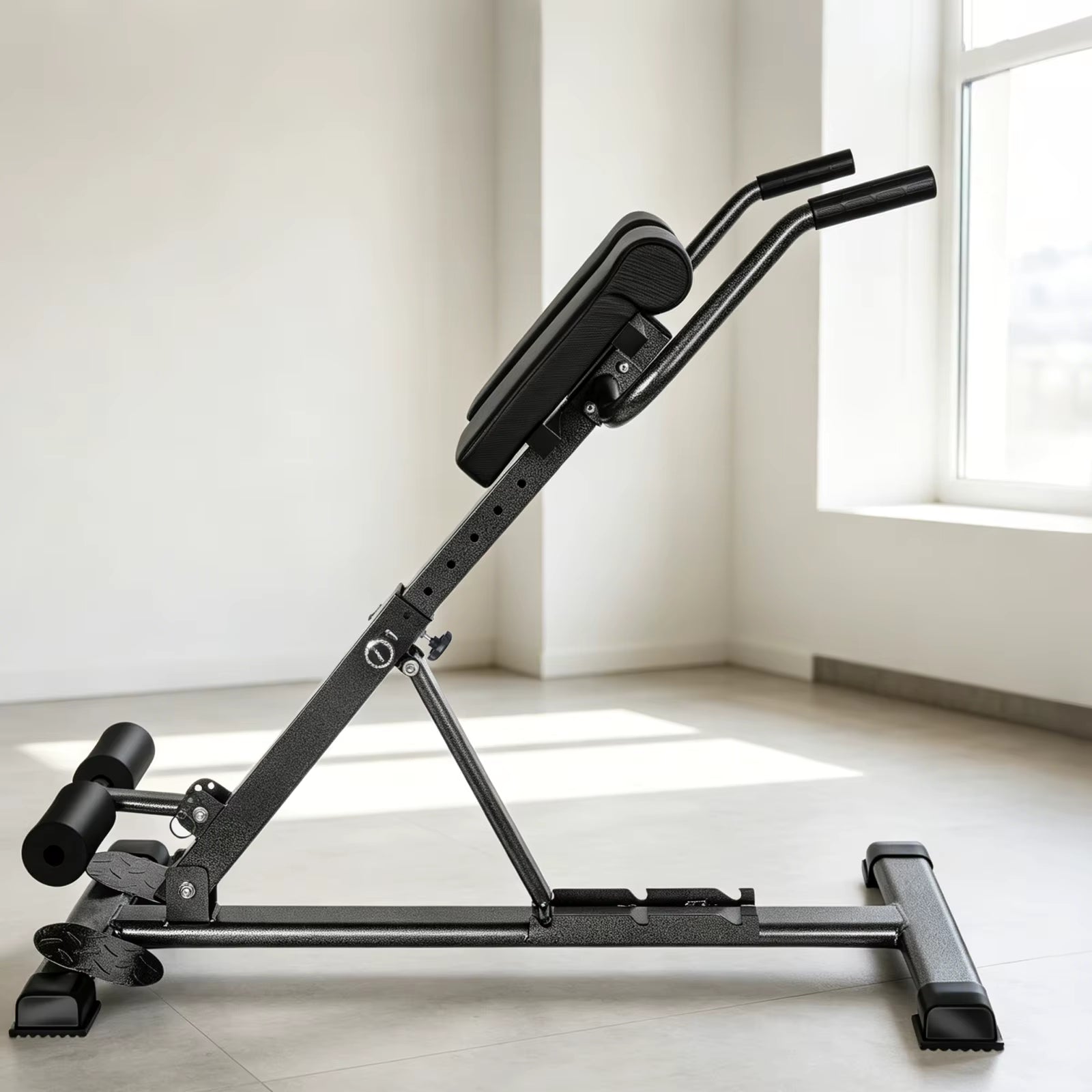 Banc d'extension dorsal pliable en acier robuste