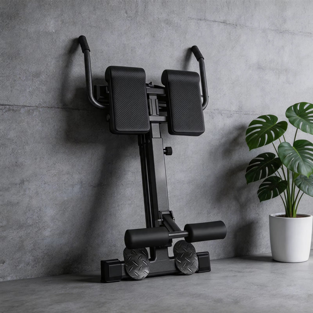 Banc d'extension dorsal pliable en acier robuste