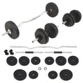 Ensemble d'haltères et barres modulables 30/60 kg Fitchezsoi avec disques