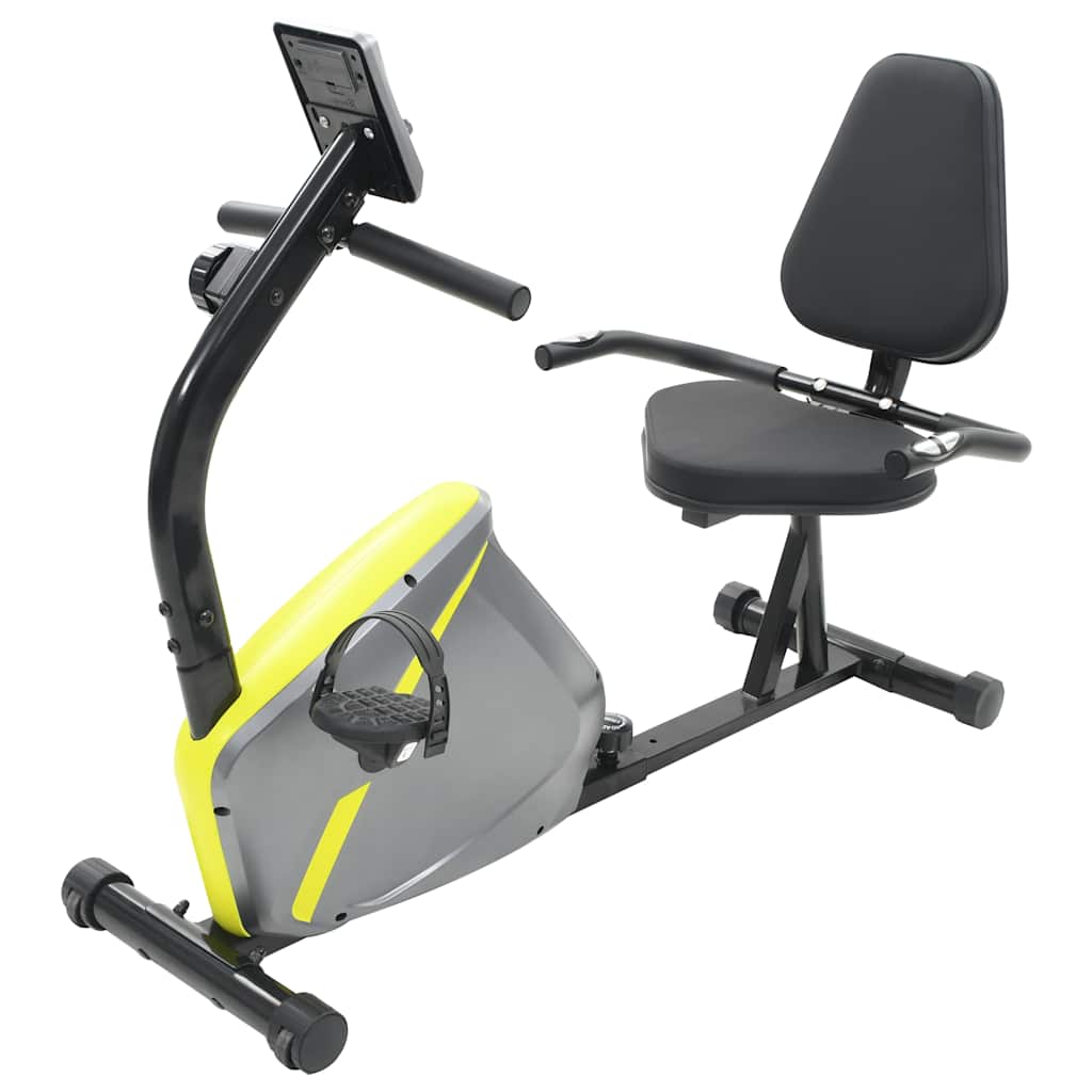 Vélo semi-allongé en situation d'utilisation, position assise confortable